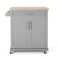 Versatile Rolling Kitchen Cart With Storage And Adjustable Shelves For Dining And Cooking Needs