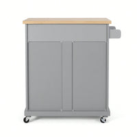 Versatile Rolling Kitchen Cart With Storage And Adjustable Shelves For Dining And Cooking Needs