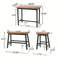 Stylish Outdoor Café Table And Bench Set For Dining And Relaxation