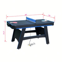 Versatile Multifunctional Game Table For Air Hockey, Pool, Tennis, And More