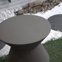 Modern Heavy Duty Faux Terrazzo Accent Table 18.1" H Decorative Garden Corner Side Table For Indoor Outdoor Use