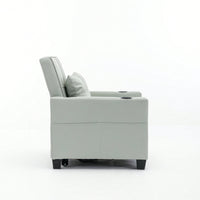3-In-1 Convertible Futon Chair Bed With USB Ports Wear-Resistant Anti-Scratch Armchair Sleeper For Living Room Dark Grey Linen