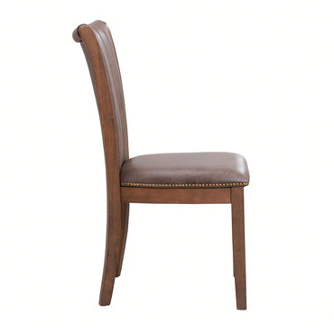 Set Of 2 Modern Fabric Upholstered Dining Chairs Mid Century Open Back Wooden Side Chairs For Kitchen Living Room Restaurant