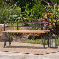 Industrial Wood And Metal Workbench For Versatile Home And Workshop Use