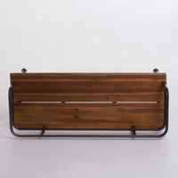 Industrial Wood And Metal Workbench For Versatile Home And Workshop Use