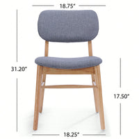 Elegant Set Of 2 Modern Dining Chairs For Home And Office Use