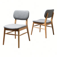 Elegant Set Of 2 Modern Dining Chairs For Home And Office Use