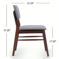 Elegant Set Of 2 Modern Dining Chairs For Home And Office Use