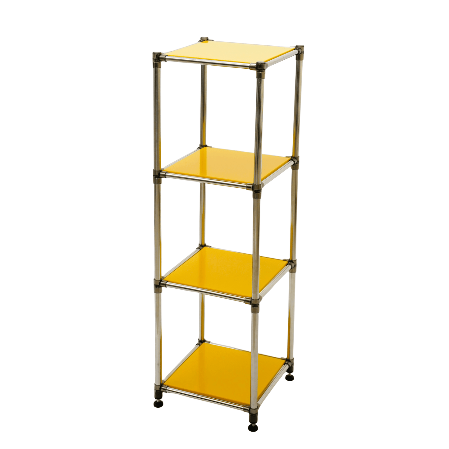 Heavy Duty 4-Tier Stainless Steel Storage Shelving Unit 100lbs Per Shelf For Indoor Outdoor Organization Modular Rack Extremely Durable