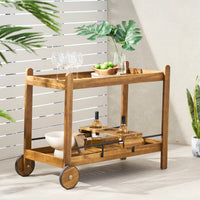 Elegant Louisiana Bar Cart For Entertaining And Home Decor