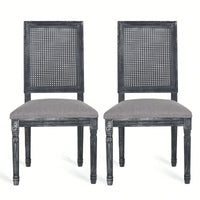 Set Of 2, Elegant Upholstered Dining Chair With Modern Design And Sturdy Frame