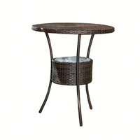 Stylish Rattan Counter Table For Modern Dining Spaces