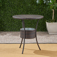 Stylish Rattan Counter Table For Modern Dining Spaces