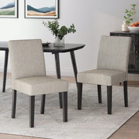 Set Of 2, Elegant Upholstered Dining Chair With Modern Design And Sturdy Frame