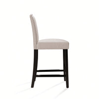 Set Of 2, Stylish Modern Counter Stool With Comfortable Seat And Sleek Design For Kitchen Or Bar Use
