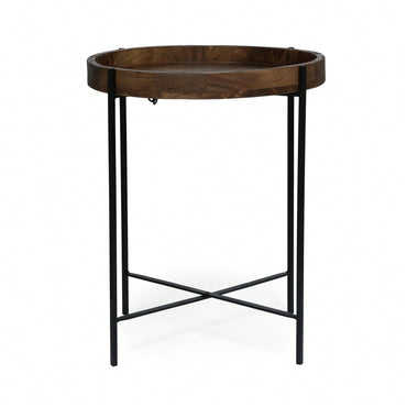 Modern Round End Table For Living Room Or Bedroom Stylish Accent Furniture