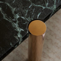 Elegant Faux Marble Coffee Table With Gold Metal Legs For Living Room And Home Office Accent Decor