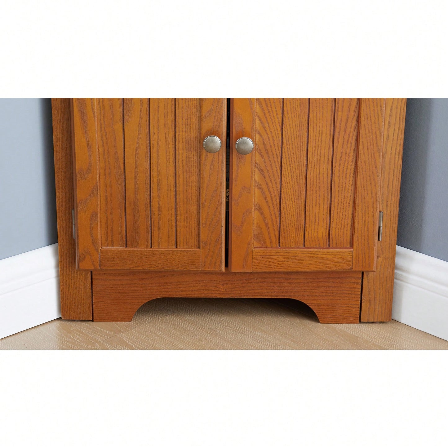 72 Inch Corner Kitchen Pantry Storage Cabinet With 8 Doors Adjustable Shelves For Bathroom Living Room And Kitchen Cherry Finish