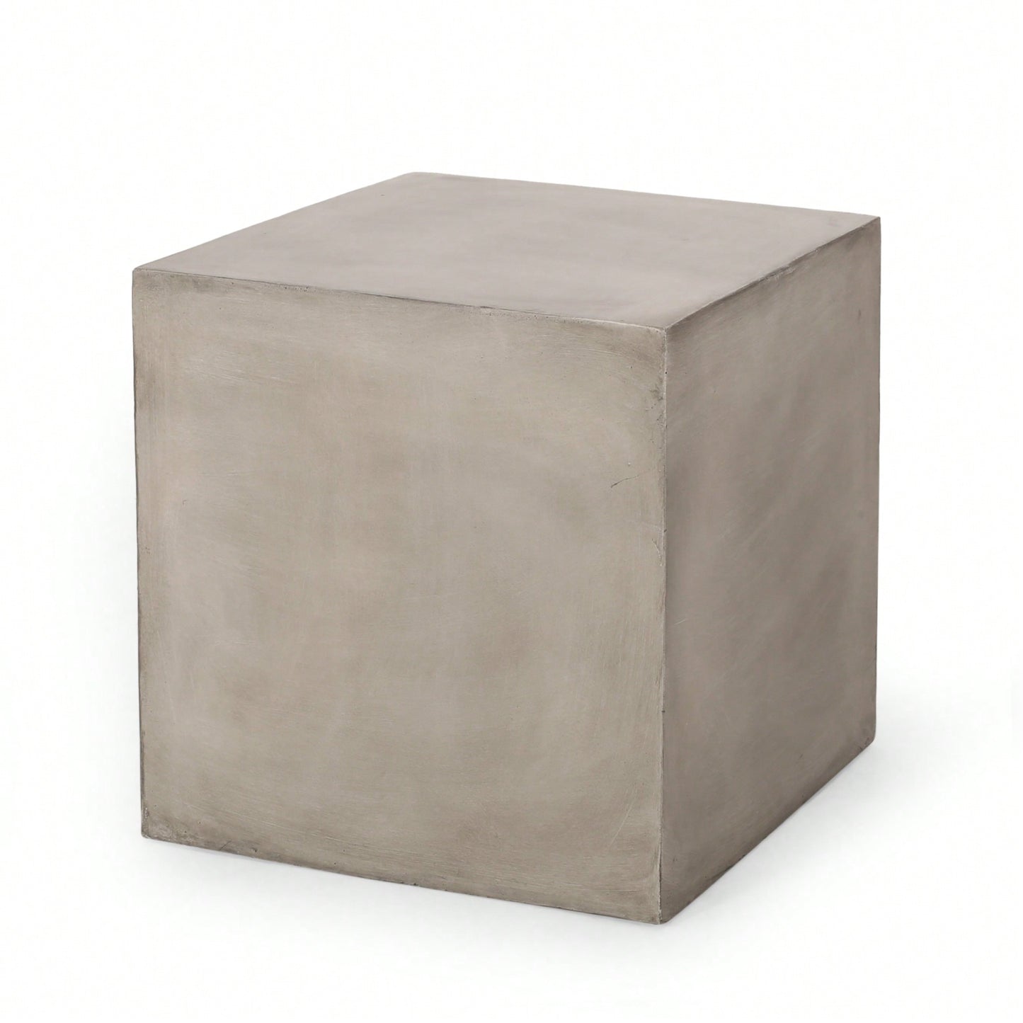 Outdoor MGO Side Table For Patio And Garden Use Light Grey