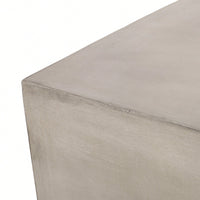 Outdoor MGO Side Table For Patio And Garden Use Light Grey