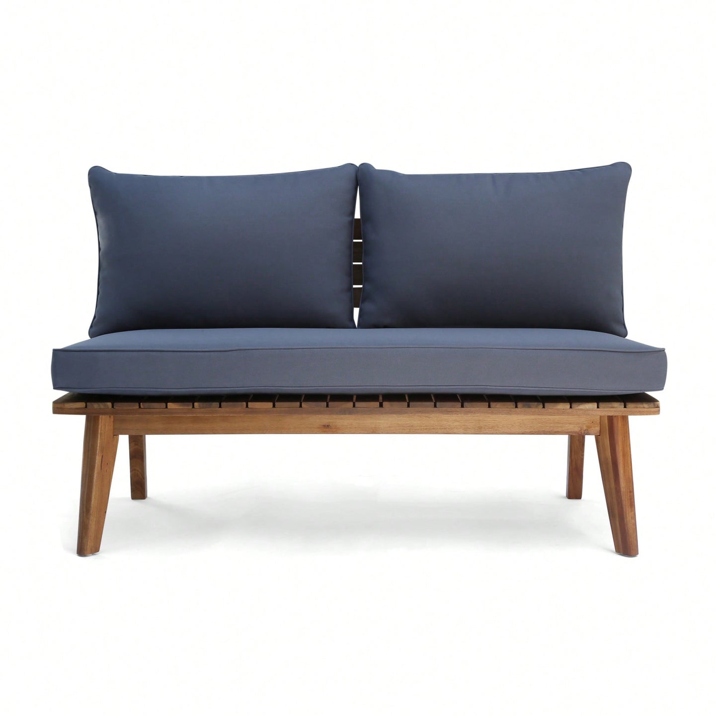 Elegant Two-Seater Upholstered Loveseat For Cozy Living Room Spaces