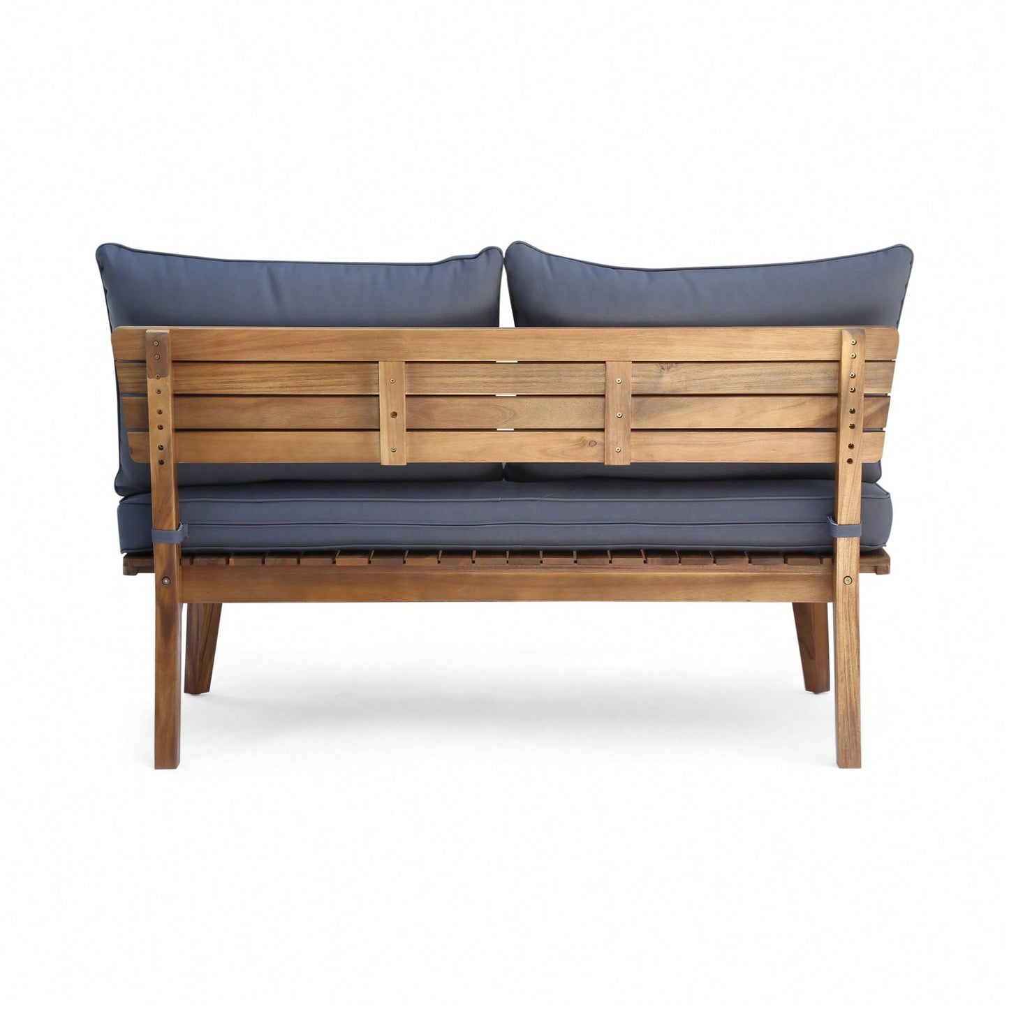 Elegant Two-Seater Upholstered Loveseat For Cozy Living Room Spaces