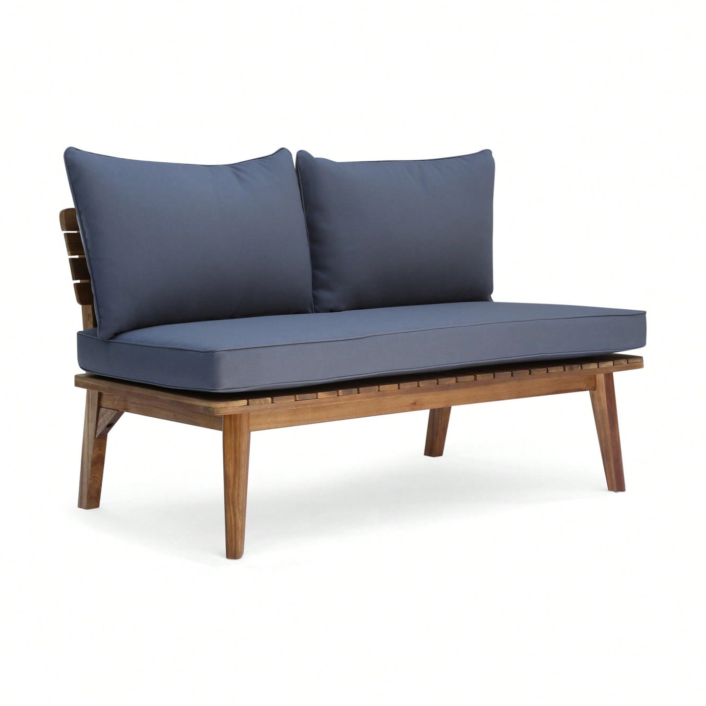 Elegant Two-Seater Upholstered Loveseat For Cozy Living Room Spaces