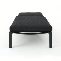 Chaise Lounge For Modern Living Spaces Dark Grey