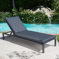 Chaise Lounge For Modern Living Spaces Dark Grey