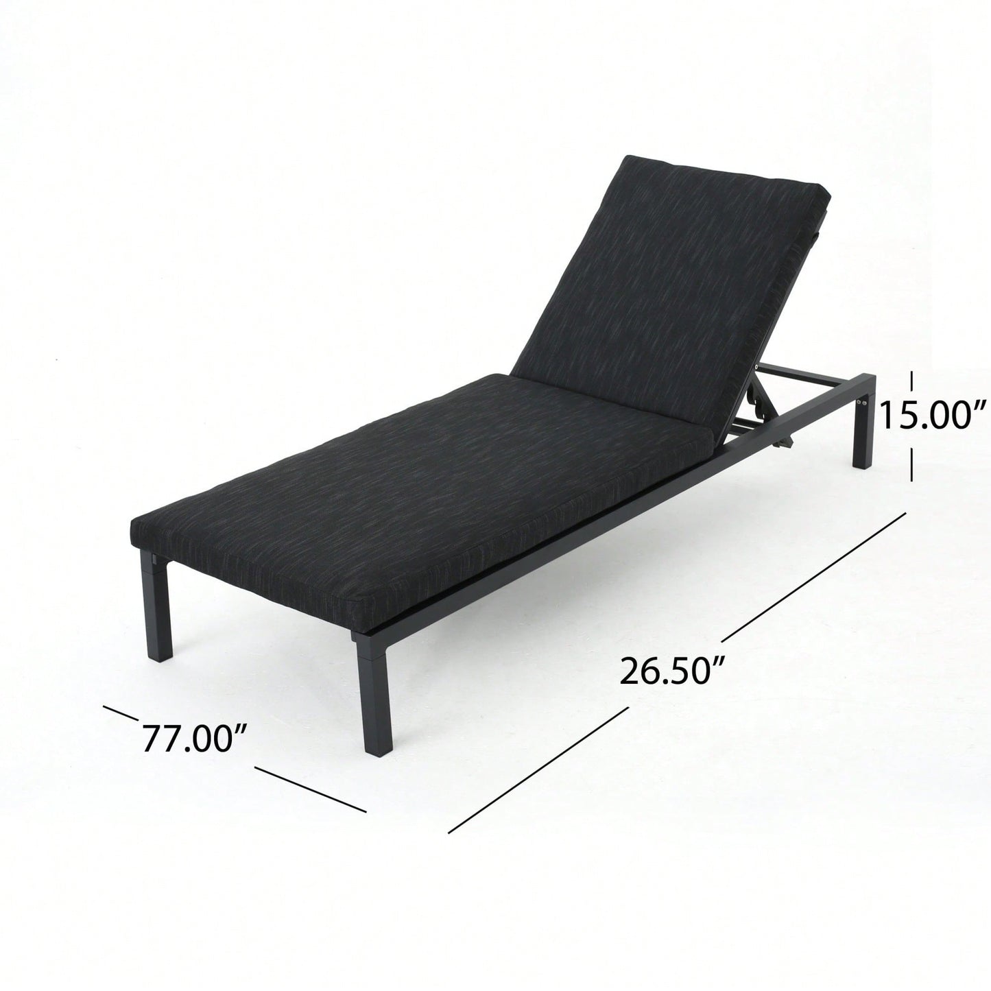 Chaise Lounge For Modern Living Spaces Dark Grey