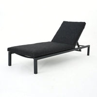 Chaise Lounge For Modern Living Spaces Dark Grey