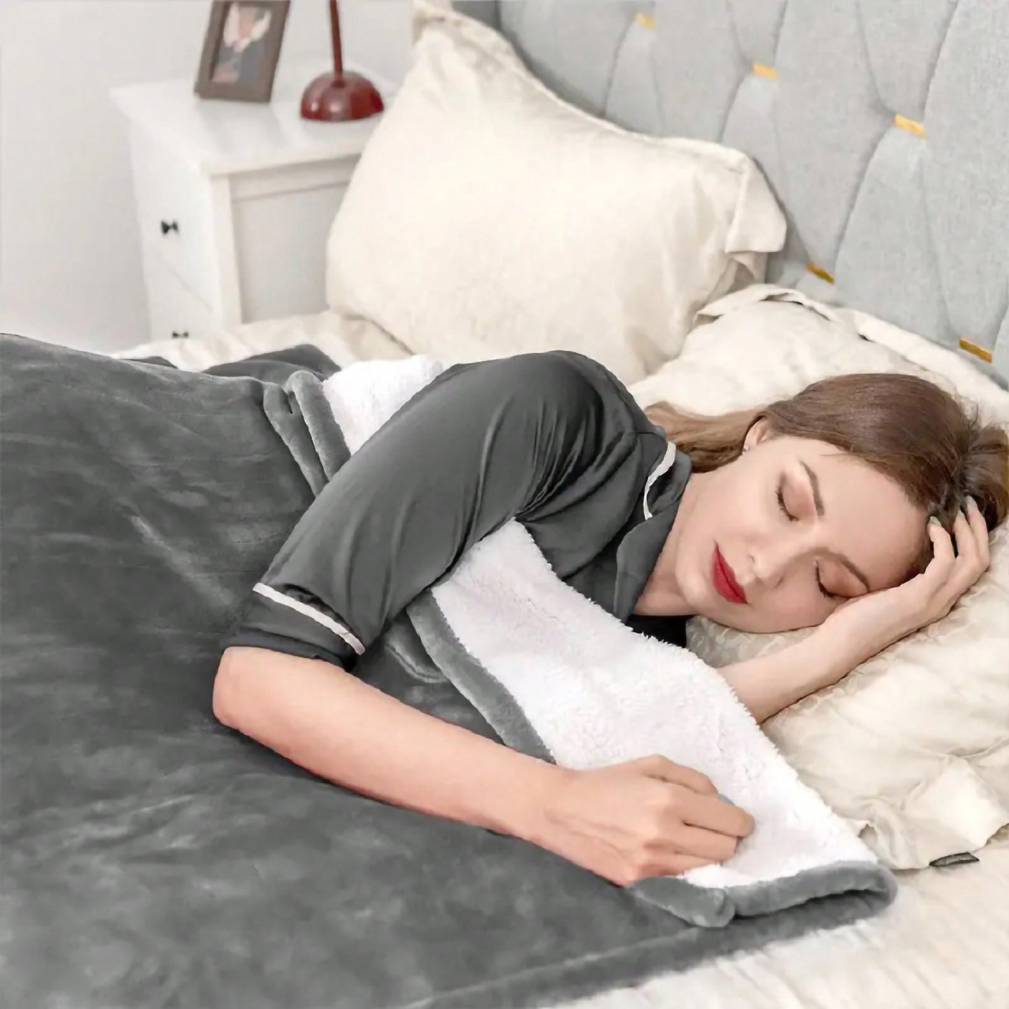 Extra Large 130x160 Cm Electric Blanket For Cozy Warmth And Comfort In Cold Weather