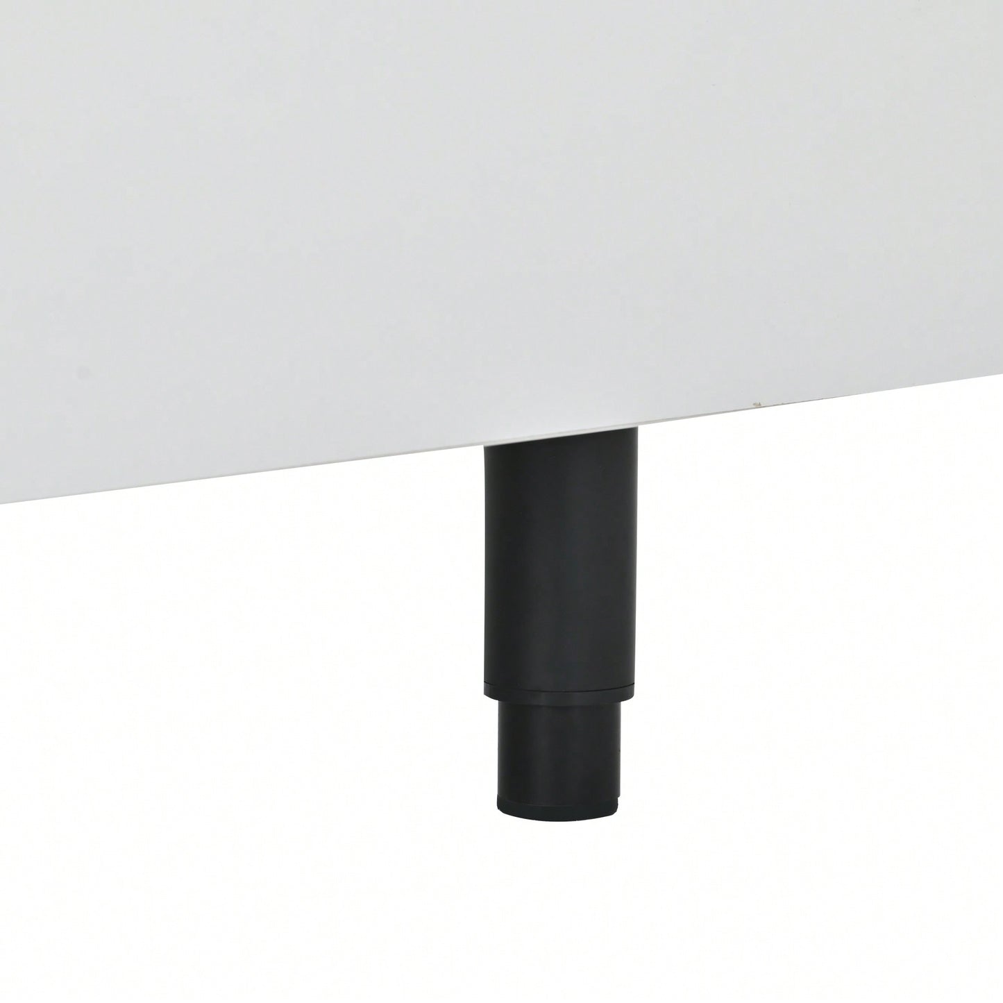 Modern Extendable TV Stand For 80 Inch And Larger TVs Stylish Black And White Design