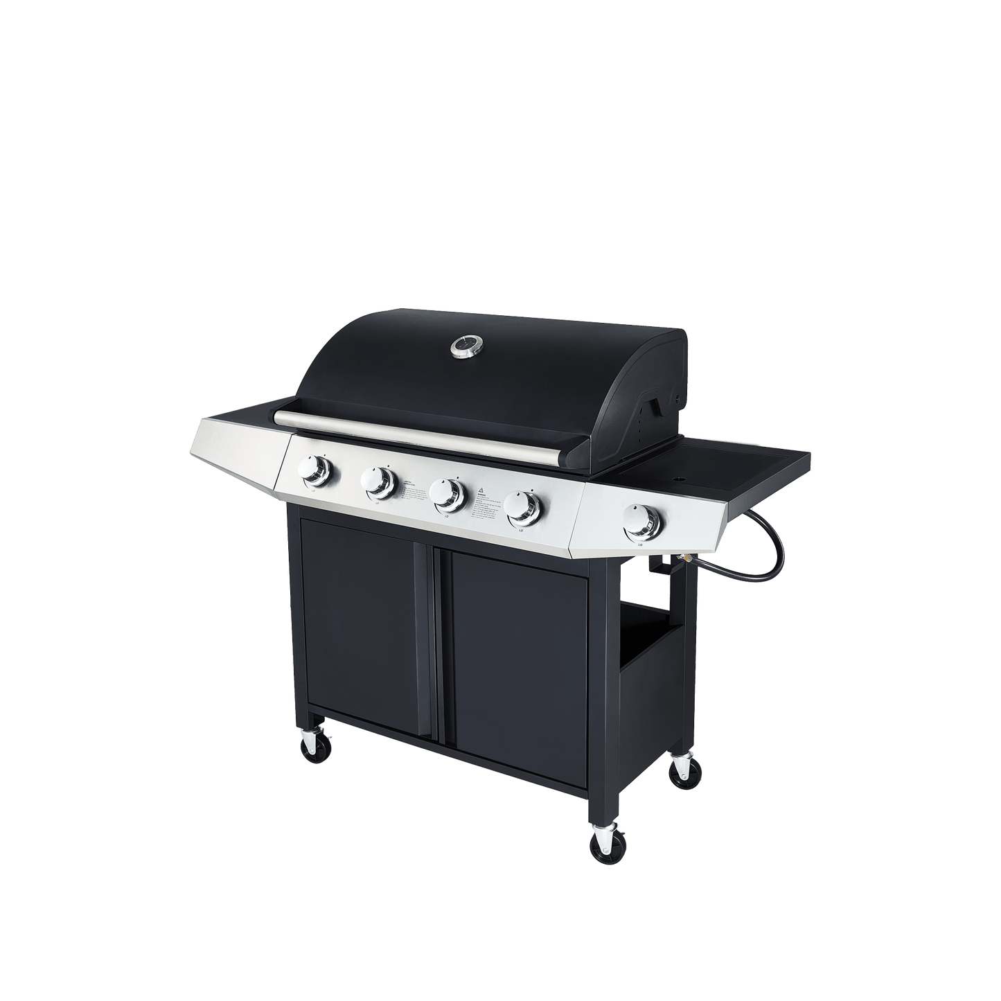 Stainless Steel 4 Burner Gas Grill For Outdoor Barbecue Cooking