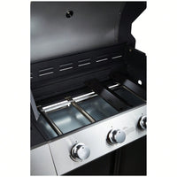 Stainless Steel 4 Burner Gas Grill For Outdoor Barbecue Cooking