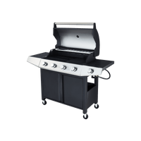 Stainless Steel 4 Burner Gas Grill For Outdoor Barbecue Cooking