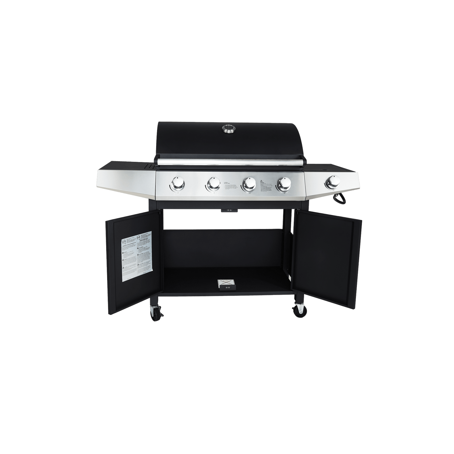 Stainless Steel 4 Burner Gas Grill For Outdoor Barbecue Cooking