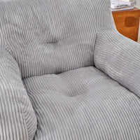 Oversized Memory Foam Bean Bag Chair With Armrests For Adults - Cozy Lounge Chair For Bedroom, Living Room, And Office