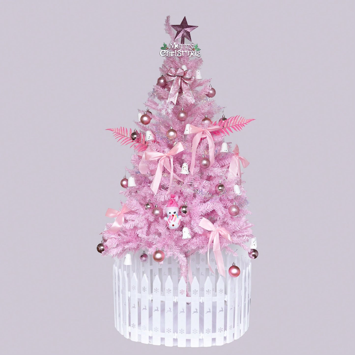6FT Pink Christmas Tree For Festive Holiday Decor