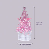 6FT Pink Christmas Tree For Festive Holiday Decor
