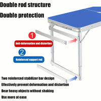 Large Outdoor Portable Folding Table For Camping Picnics Tailgating And Backyard Events