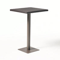 26 Inch Square Outdoor Bar Table For Patio And Garden Use