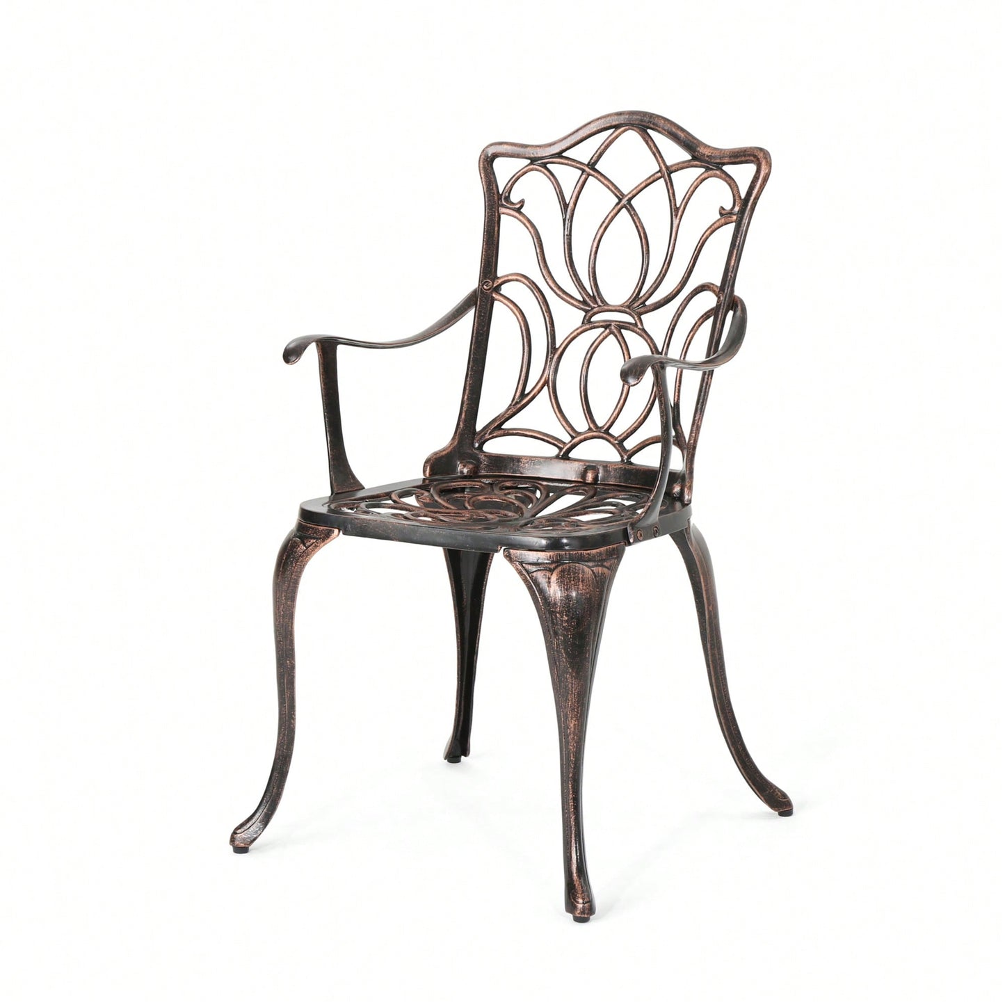 Set Of 2 Black Copper Dining Chairs For Modern Home Decor