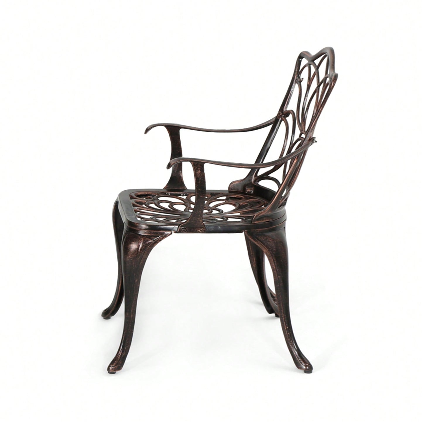 Set Of 2 Black Copper Dining Chairs For Modern Home Decor
