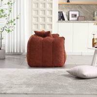 Cozy Soft Beanbag Chair With High Resilience Foam Core For Two - Perfect For Gaming, Reading, And TV Watching