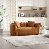Cozy Soft Beanbag Chair With High Resilience Foam Core For Two - Perfect For Gaming, Reading, And TV Watching