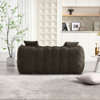 Cozy Soft Beanbag Chair With High Resilience Foam Core For Two - Perfect For Gaming, Reading, And TV Watching