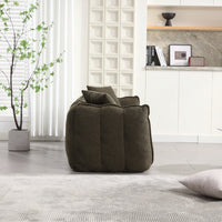 Cozy Soft Beanbag Chair With High Resilience Foam Core For Two - Perfect For Gaming, Reading, And TV Watching