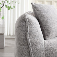 Cozy Soft Beanbag Chair With High Resilience Foam Core For Two - Perfect For Gaming, Reading, And TV Watching
