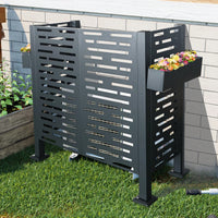 4x2 Feet Metal Privacy Fence Cover For Outdoor Air Conditioning Units Concealment